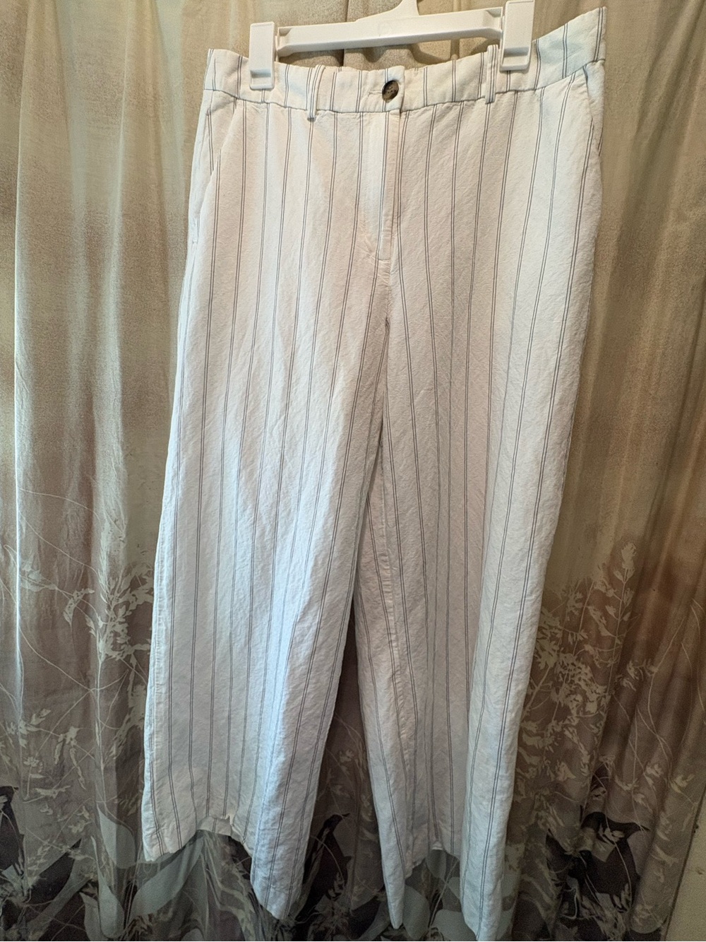 H&M White Pinstripe Men's Chinos